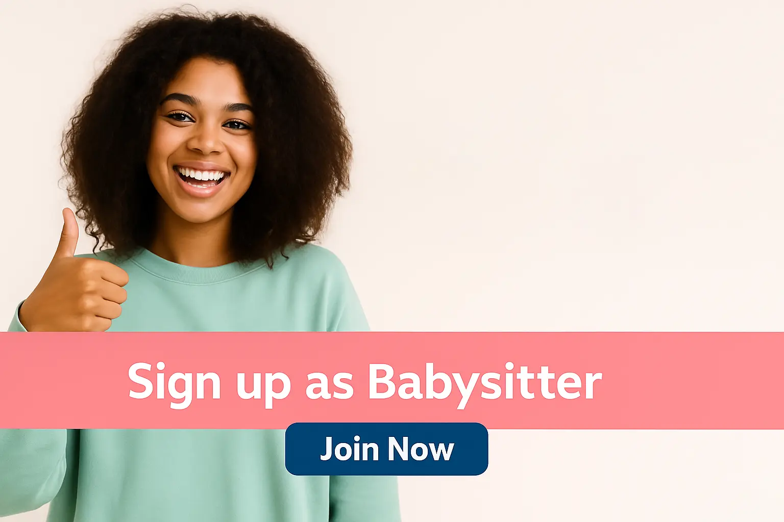 Sign Up as BabySitter