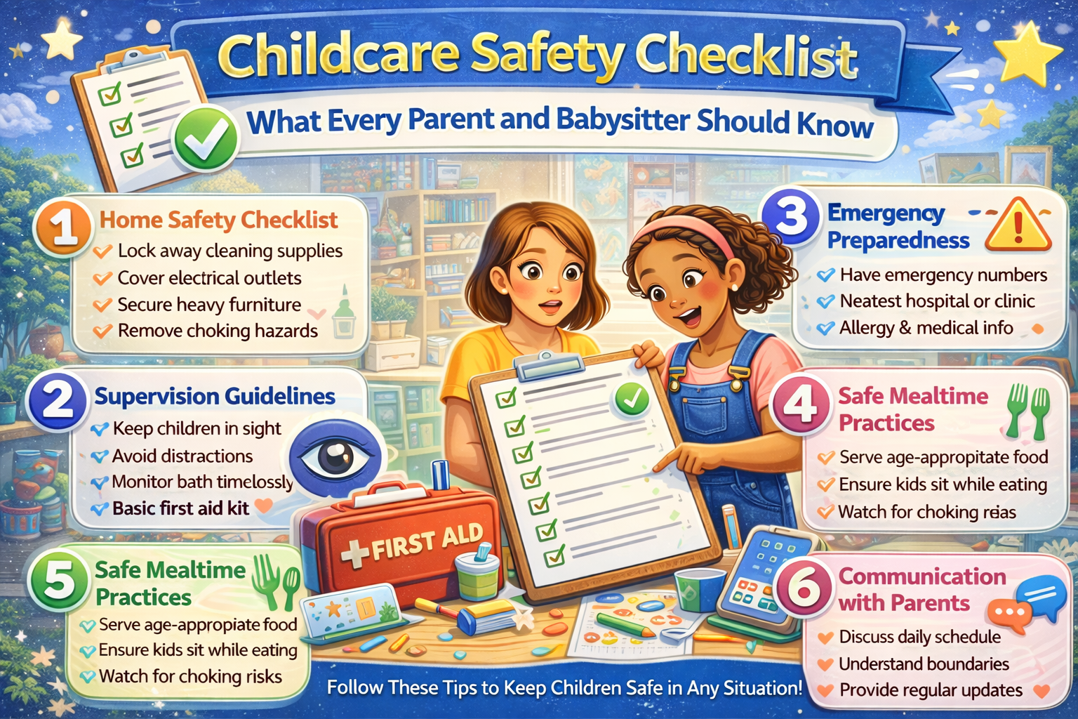 Childcare Safety Checklist: What Every Parent and Babysitter Should Know