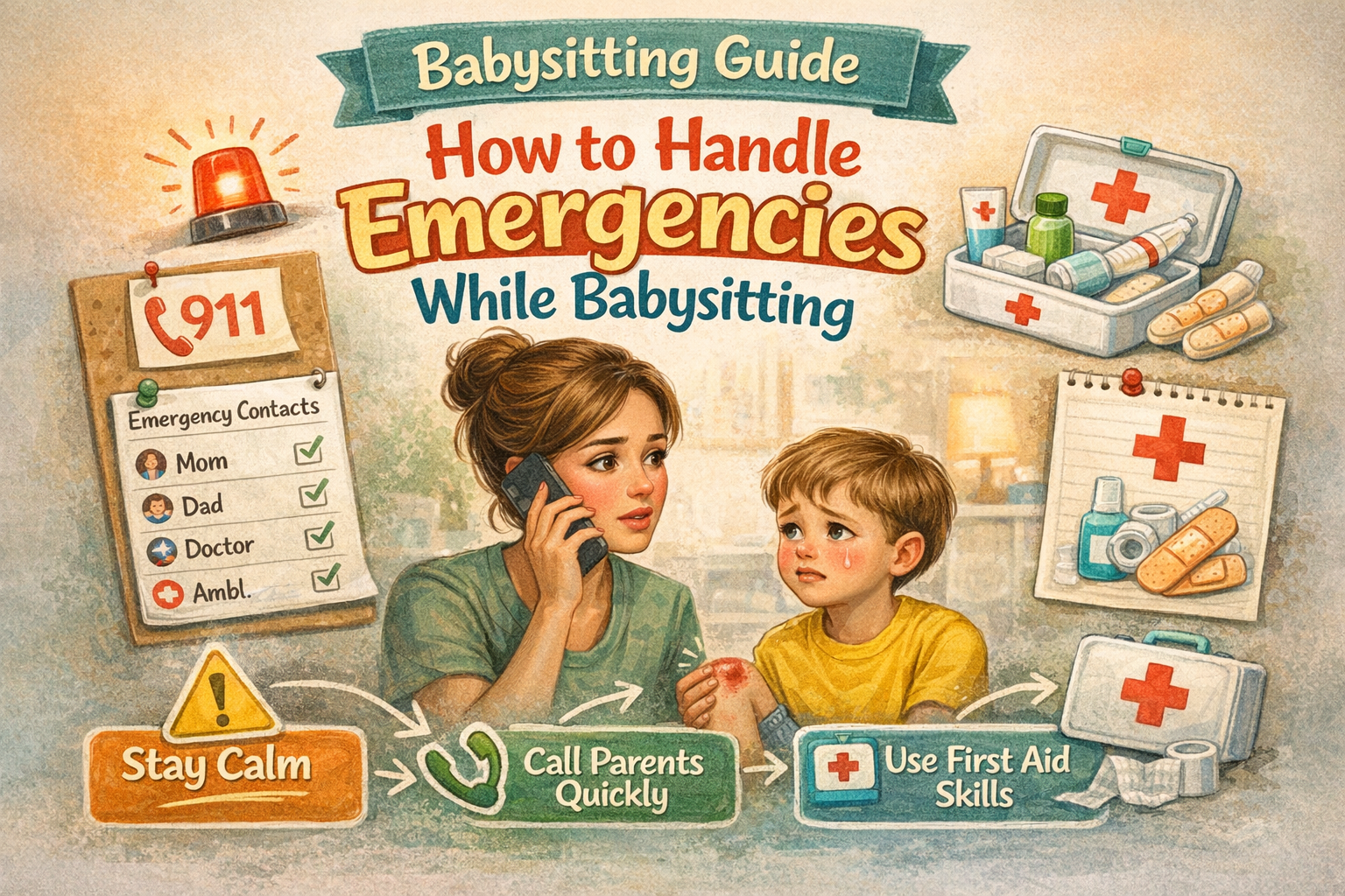 Babysitting Guide: How to Handle Emergencies While Babysitting