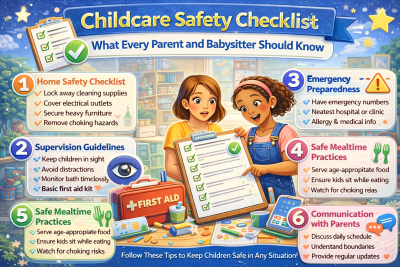 Childcare Safety Checklist: What Every Parent and Babysitter Should Know
