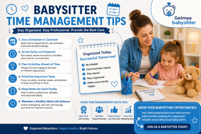 Babysitter Time Management Tips: Stay Organized and Professional