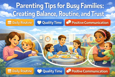 Parenting Tips for Busy Families: Creating Balance, Routine, and Trust
