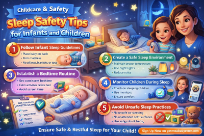 Childcare & Safety: Sleep Safety Tips for Infants and Children